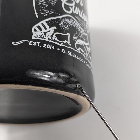 Goguardian Enamel Coffee Mug El Segundo California Unleash Curiousity Raccoon - Picture 7 of 14